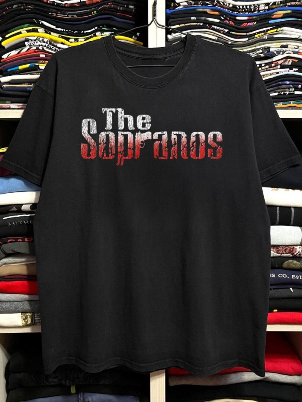 Rare Sopranos Washed Black Tee